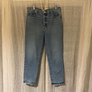 Frame Denim Light Blue Ankle Jeans